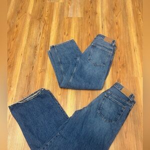 2 Madewell Jeans Women Size 27 Denim Lot